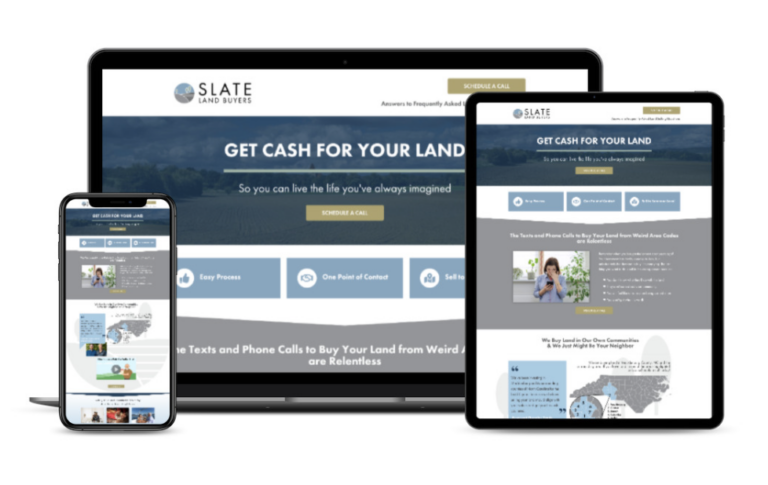 Slate Land Buyers new optimized website