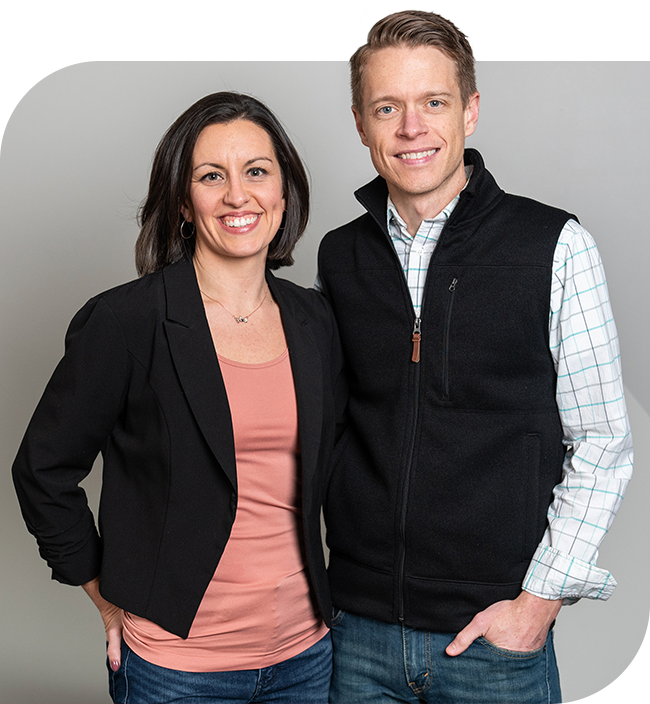 Sean and Julie Biddle, co-founders of FitSimply